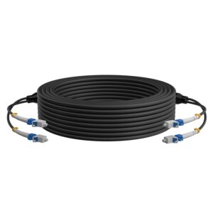 OS2 duplex breakout armored cable coil OS2 duplex breakout armored cable coil
