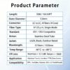 OS2 4-fiber product parameters table